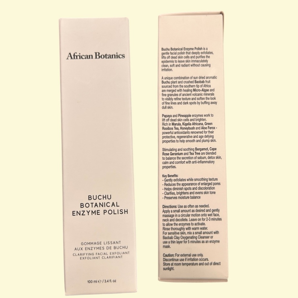 🥰2 for $125🥰African Botanics Buchu Botanical Enzyme Polish